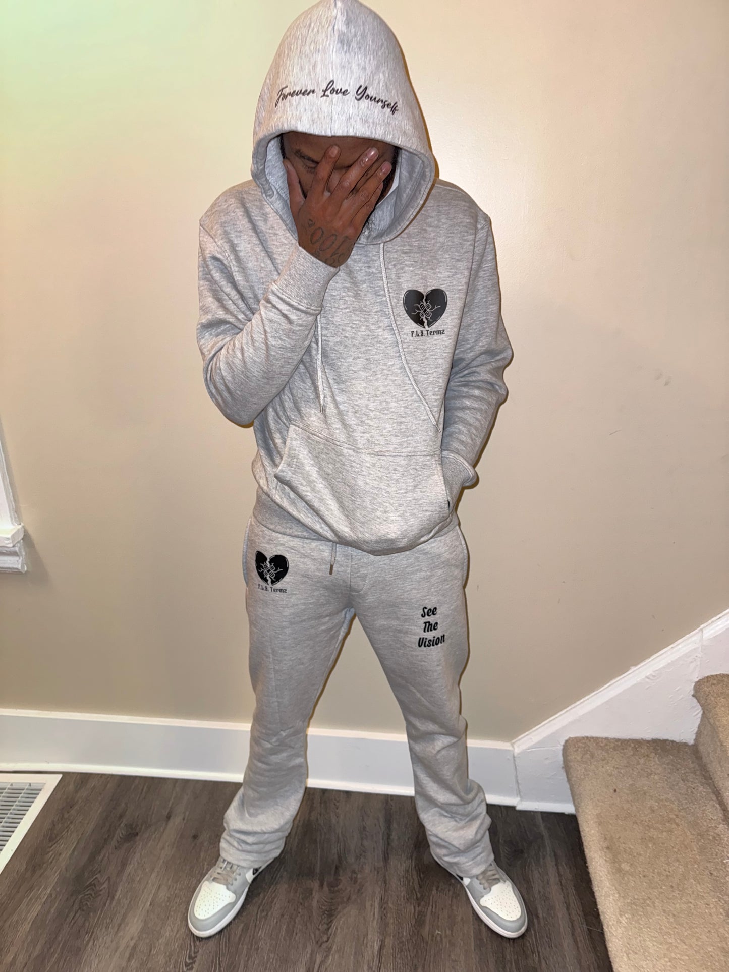 F.L.Y Termz Grey Sweat Suit Bundle