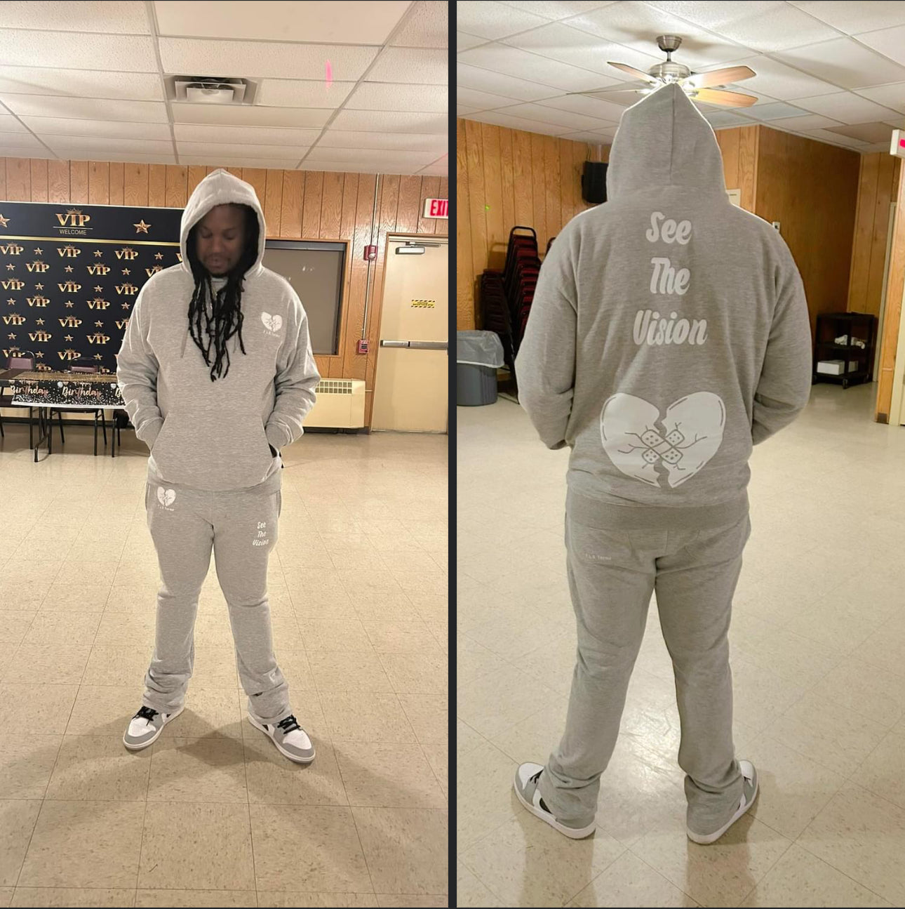 F.L.Y Termz Grey Sweat Suit Bundle